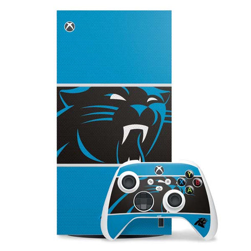NFL Carolina Panthers Zone Block Xbox Series X Skins