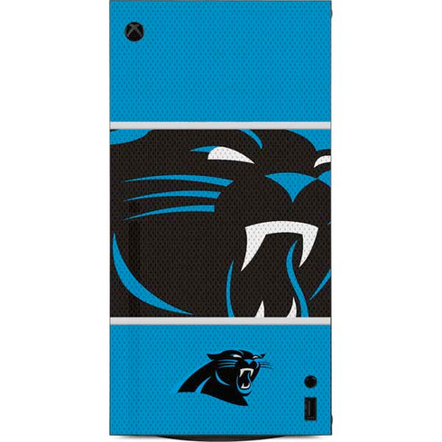 NFL Carolina Panthers Zone Block XBox Series X Digital Edition Console Skin