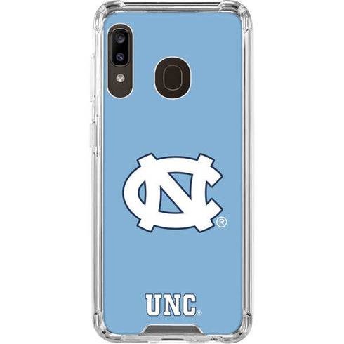 University of North Carolina UNC Galaxy A30 Clear Case