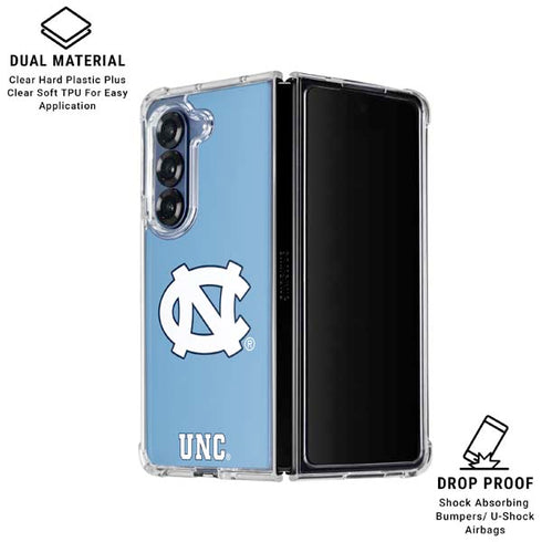 University of North Carolina UNC Galaxy Z Fold6 Clear Case