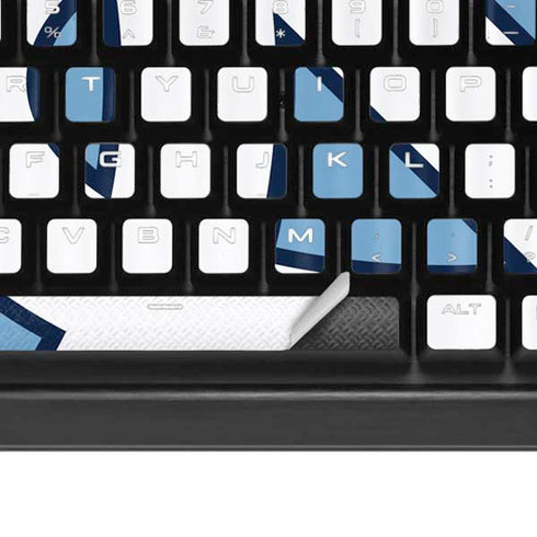 University of North Carolina UNC K95 RGB PLATINUM Mechanical Gaming Keyboard Skin