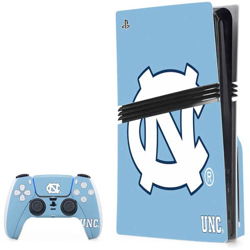 University of North Carolina UNC PS5 Pro Disk Bundle Skin