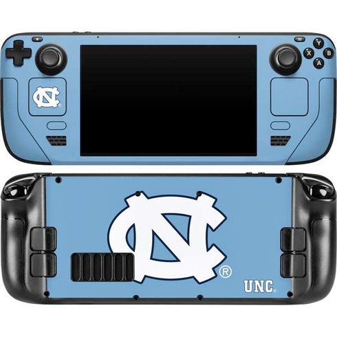 University of North Carolina UNC Steam Deck Handheld Gaming Computer OLED Skin
