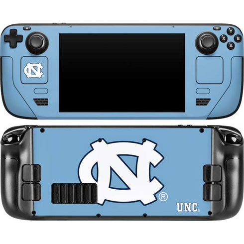 University of North Carolina UNC Steam Deck Handheld Gaming Computer Skin
