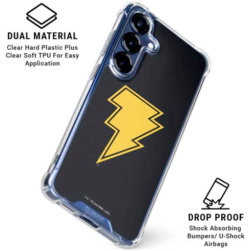 DC Comics Black Adam Classic Logo Galaxy S25 Plus Clear Case
