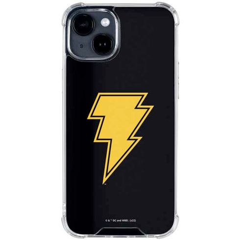 DC Comics Black Adam Classic Logo iPhone 15 Clear Case