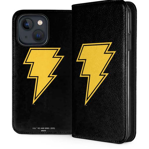 DC Comics Black Adam Classic Logo iPhone 15 Plus Folio Case