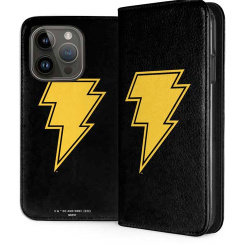 DC Comics Black Adam Classic Logo iPhone 15 Pro Folio Case
