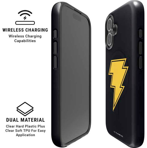 DC Comics Black Adam Classic Logo iPhone 16 Plus Magsafe Impact Case