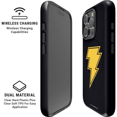 DC Comics Black Adam Classic Logo iPhone 16 Pro Magsafe Impact Case