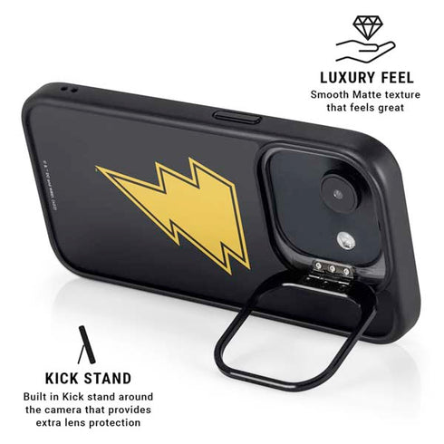 DC Comics Black Adam Classic Logo iPhone 16e Kickstand Case