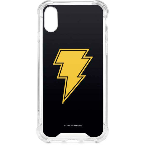 DC Comics Black Adam Classic Logo iPhone XS Clear Case
