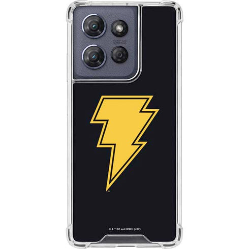 DC Comics Black Adam Classic Logo Moto G 5G (2025) Clear Case