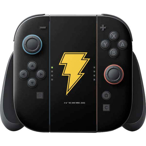 DC Comics Black Adam Classic Logo Nintendo Switch 2 (2025) Joy-Con Controller Skin