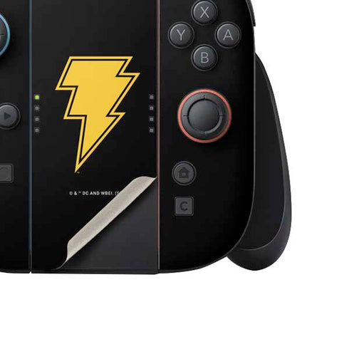 DC Comics Black Adam Classic Logo Nintendo Switch 2 (2025) Joy-Con Controller Skin