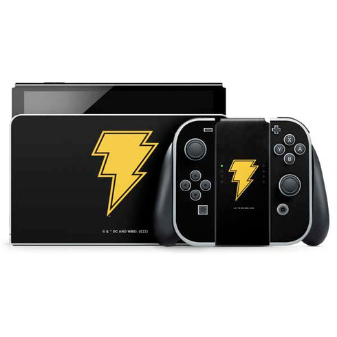 DC Comics Black Adam Classic Logo Nintendo Skins