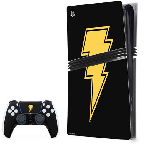 DC Comics Black Adam Classic Logo PlayStation PS5 Skins