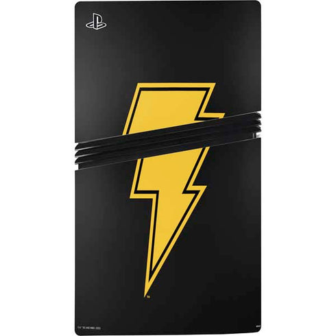 DC Comics Black Adam Classic Logo PS5 Pro Console Skin
