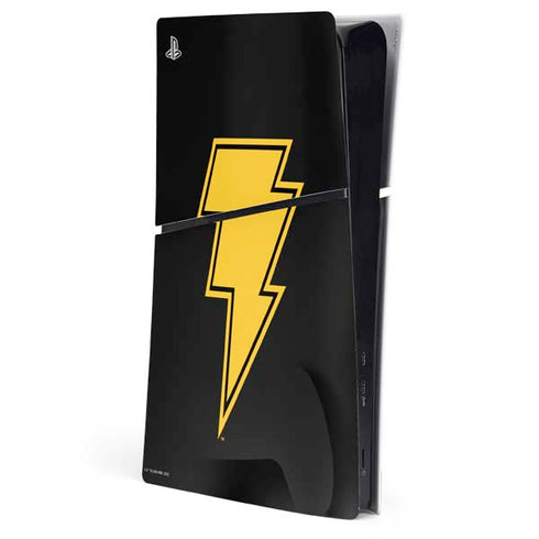 DC Comics Black Adam Classic Logo PS5 Slim Digital Edition Console Skin