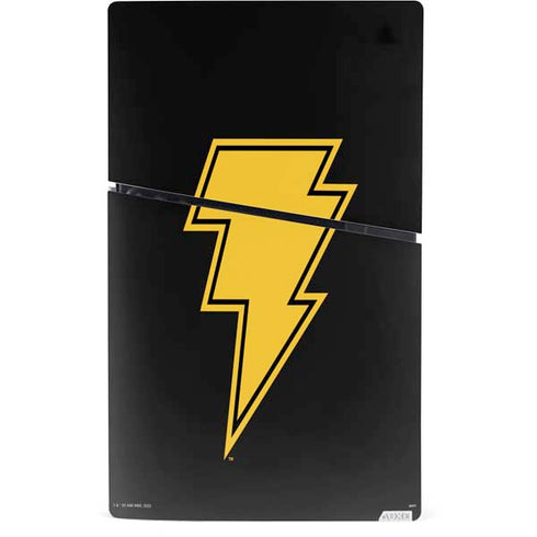 DC Comics Black Adam Classic Logo PS5 Slim Digital Edition Console Skin