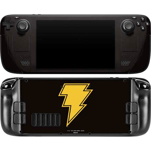 DC Comics Black Adam Classic Logo Steam Deck Handheld Gaming Computer OLED Skin