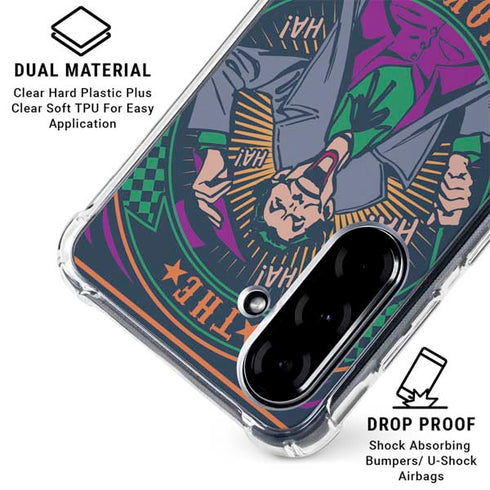 DC Comics The Joker Casino Chip Galaxy A36 5G Clear Case