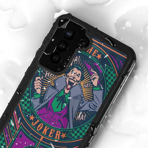 DC Comics The Joker Casino Chip Galaxy S24 Plus Waterproof Case