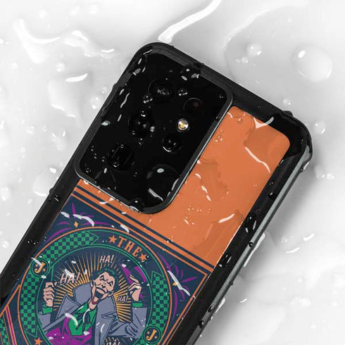DC Comics The Joker Casino Chip Galaxy S24 Ultra Waterproof Case