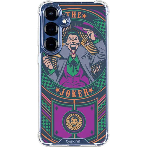 DC Comics The Joker Casino Chip Galaxy S25 Plus Clear Case