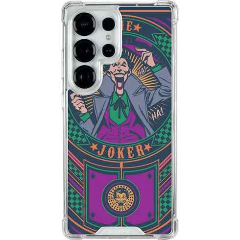 DC Comics The Joker Casino Chip Galaxy S25 Ultra Clear Case