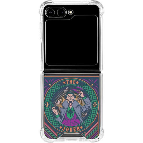 DC Comics The Joker Casino Chip Galaxy Z Flip6 Clear Case