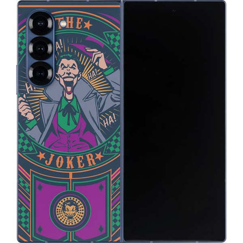 DC Comics The Joker Casino Chip Galaxy Z Fold6 Skin