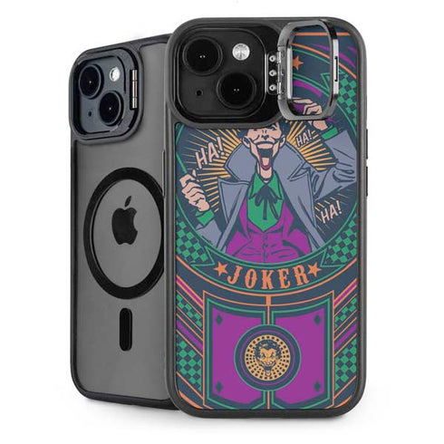 DC Comics The Joker Casino Chip iPhone 14 Kickstand Case