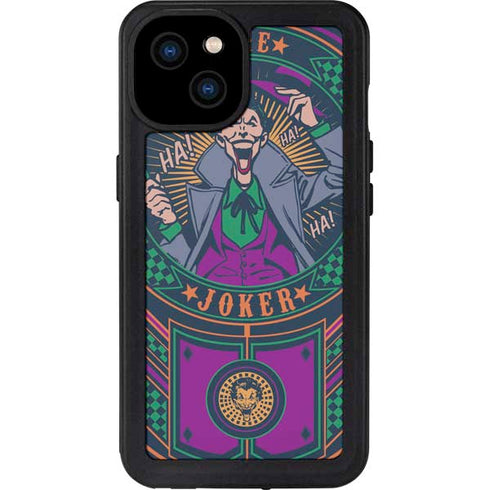DC Comics The Joker Casino Chip iPhone 15 Plus Waterproof Case