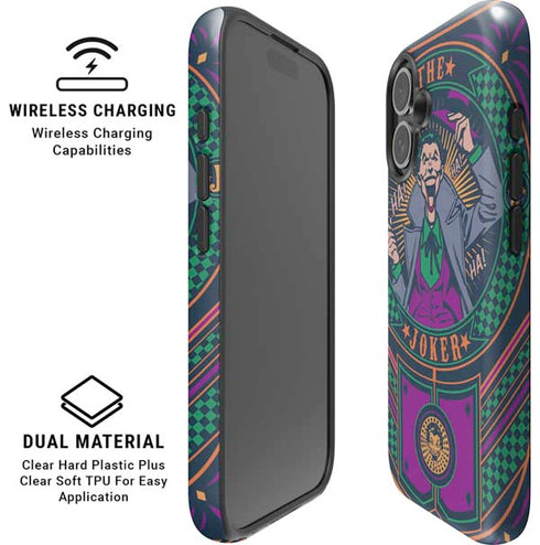 DC Comics The Joker Casino Chip iPhone 16 Plus Magsafe Impact Case