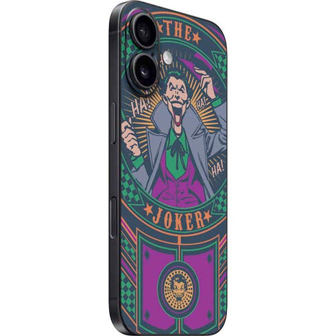 DC Comics The Joker Casino Chip iPhone 16 Plus Skin