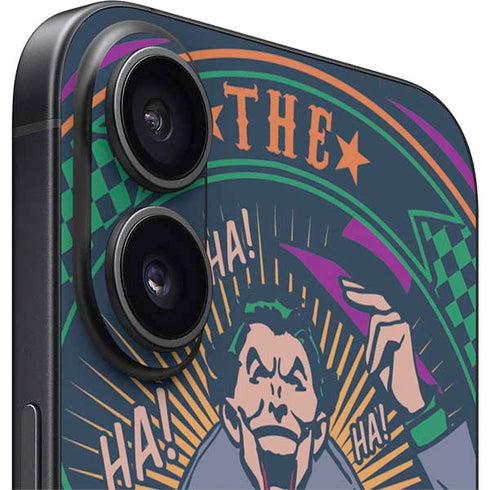 DC Comics The Joker Casino Chip iPhone 16 Plus Skin