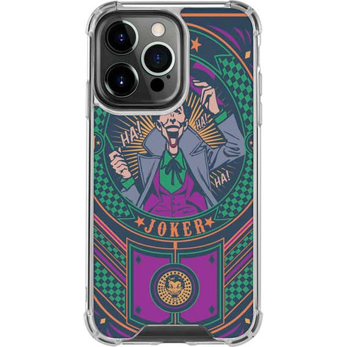 DC Comics The Joker Casino Chip iPhone 16 Pro Clear Case