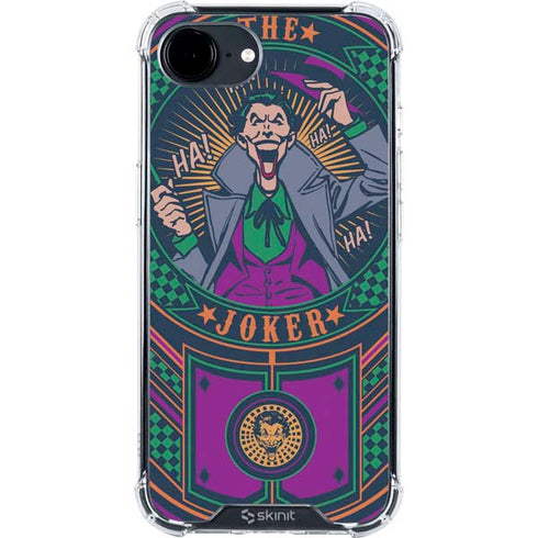 DC Comics The Joker Casino Chip iPhone 16e Clear Case