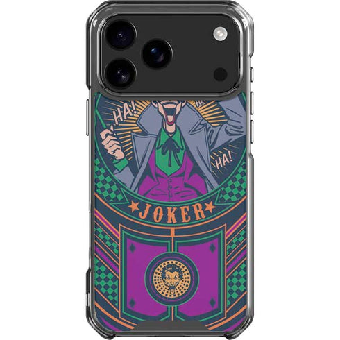 DC Comics The Joker Casino Chip iPhone 18 Pro Max Clear Case