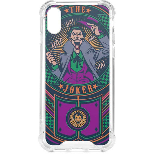 DC Comics The Joker Casino Chip iPhone XS Clear Case