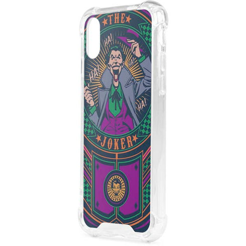 DC Comics The Joker Casino Chip iPhone XS Clear Case