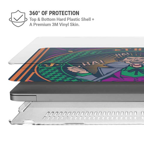 DC Comics The Joker Casino Chip MacBook Pro 14in (2021-24) Case plus Skin