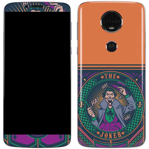DC Comics The Joker Casino Chip Moto E5 Plus Skin