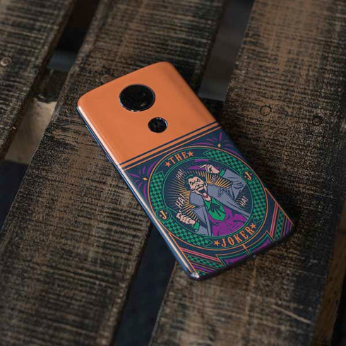 DC Comics The Joker Casino Chip Moto E5 Plus Skin