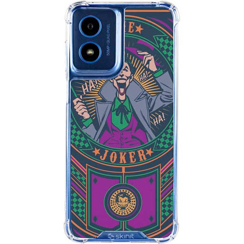 DC Comics The Joker Casino Chip Moto G 5G (2024) Clear Case