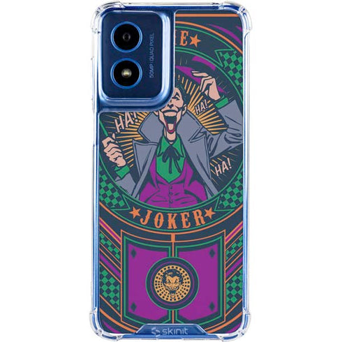 DC Comics The Joker Casino Chip Moto G Play 4G (2024) Clear Case