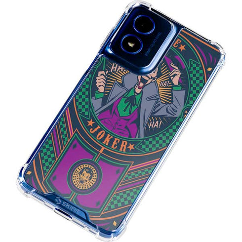 DC Comics The Joker Casino Chip Moto G Play 4G (2024) Clear Case