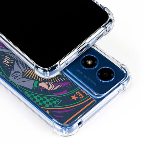 DC Comics The Joker Casino Chip Moto G Play 4G (2024) Clear Case