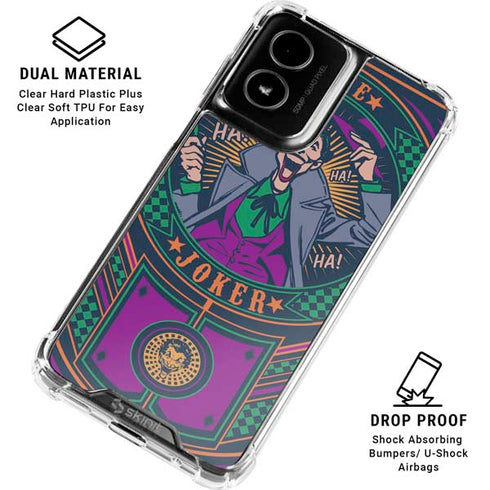 DC Comics The Joker Casino Chip Moto G Power 5G (2024) Clear Case